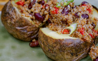 Jacket Potato mit Buchweizen Chili
