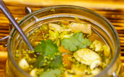 Asia Glasnudelsuppe im Weckglas